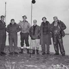 Ted Williams and Wisconsin Conservation Department personnel fishing