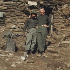 Cyril Burns pictured with Ortiz