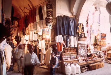 Inside Suq (Market) in Tunis