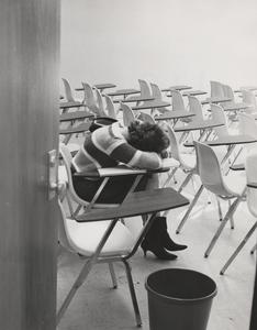 Student resting