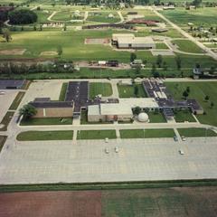 Aerial view of campus