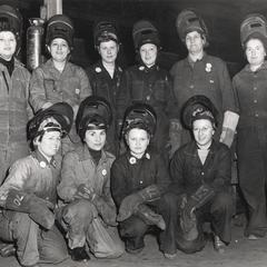 Women welders at Manitowoc Shipbuilding Company