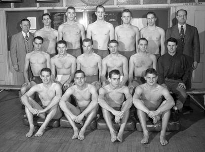 Swimming team group photo