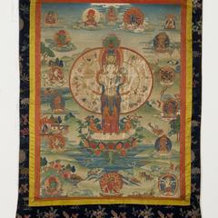 Thangka of Eleven Headed Avalokitesvara