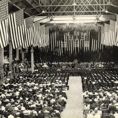 1919 graduation at Stock Pavilion