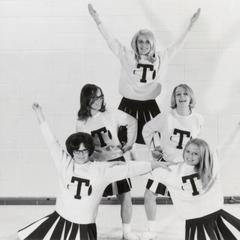 Cheerleading team photo, University of Wisconsin--Marshfield/Wood County, December 1968