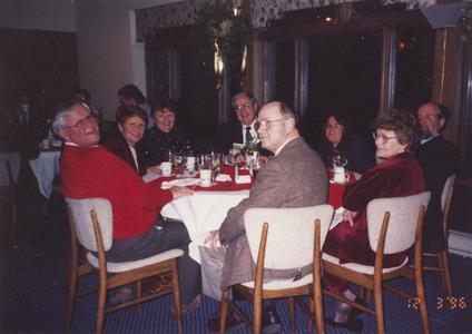 University Council members at a dinner event
