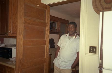 Man in doorway