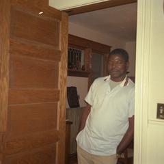 Man in doorway