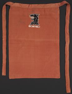 Orange handkerchief with 11th Combat Engineer insignia, the Dragon