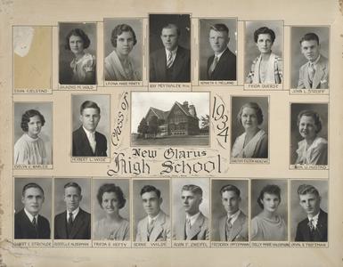 1934 New Glarus High School graduating class