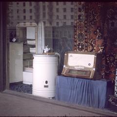 Window display of appliances