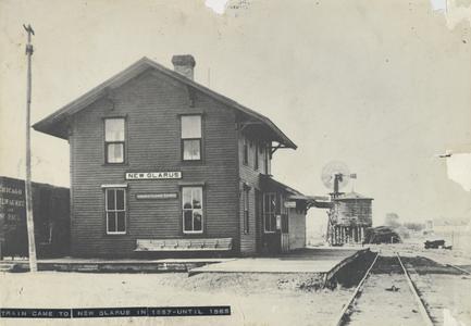 New Glarus railroad depot