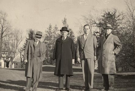 Albert Whitford with three unidentified men