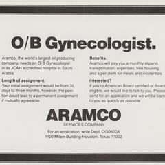 Aramco advertisement