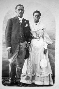 Photo of Well-to-do Krio Couple, Circa 1900