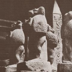 Egyptian Hamadryas Baboon Sculptures