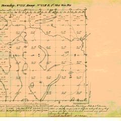 [Public Land Survey System map: Wisconsin Township 21 North, Range 22 East]