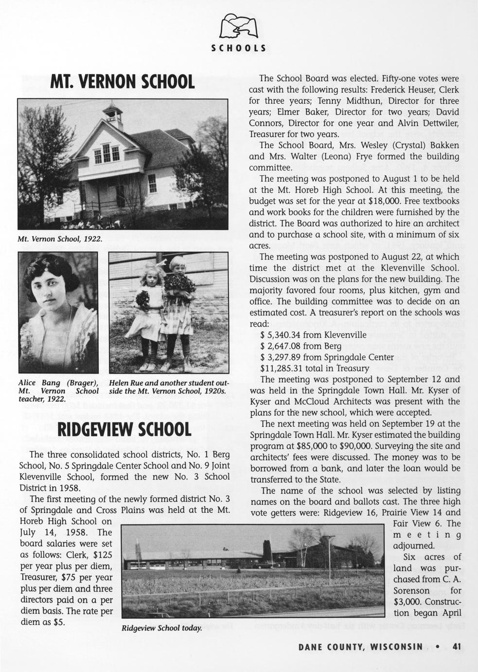 Town of Springdale, Dane County, Wisconsin 18481998 Full view
