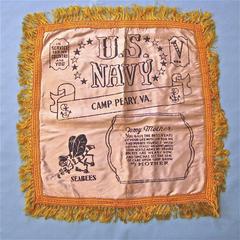 World War II pillow cover US Navy