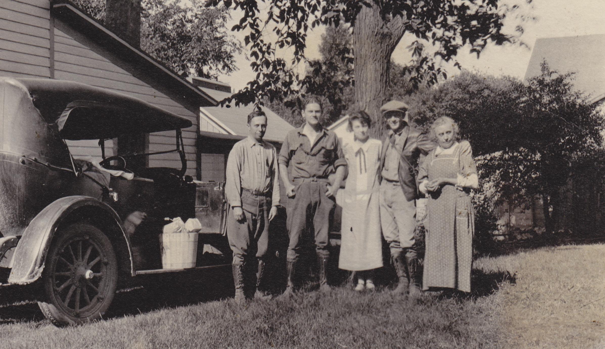 Visting Leicht's family in New Lisbon, WI