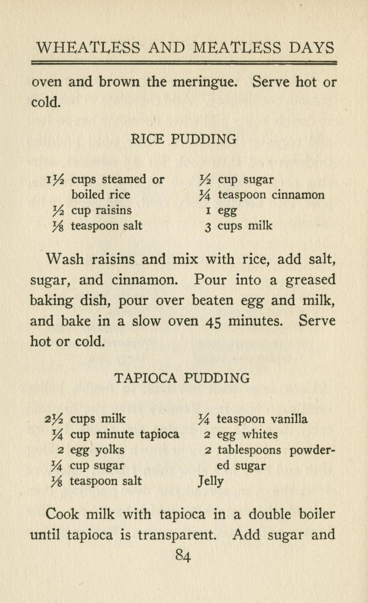Wheatless and meatless days Full view UWDC UWMadison Libraries