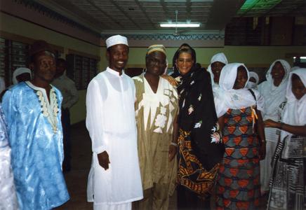 Guests at Fareeda's wedding reception