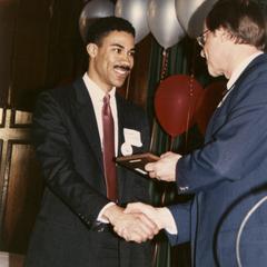 William C. Houston receives 1990 Dean's Outstanding Achievement Award from Graduate School