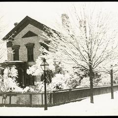 Home of L. G. Merrill in winter