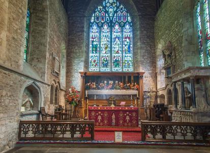 St Michael's Church Ledbury, chancel, interior