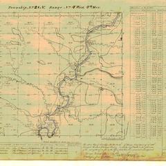[Public Land Survey System map: Wisconsin Township 21 North, Range 04 West]