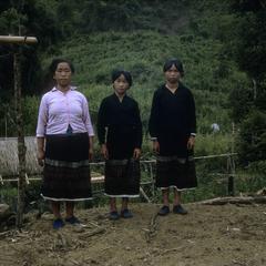 Ethnic Phuan woman and girls