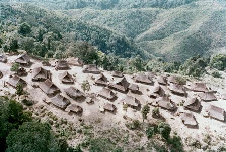 The Akha village of Chommok in Houa Khong Province