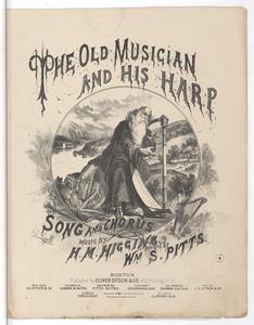 The old musician and his harp
