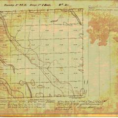 [Public Land Survey System map: Wisconsin Township 27 North, Range 01 East]
