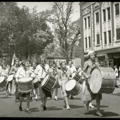 Girl Scout drum and bugle corps