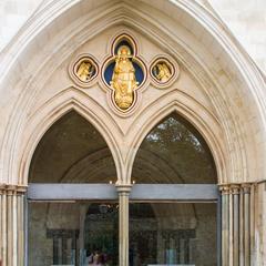 Chichester Cathedral exterior west porch