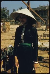 Morning market--Tai Dam woman (Black Tai)