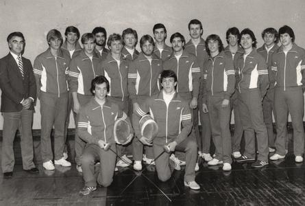 1983-1984 Fencing team