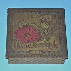 Wooden handkerchief box