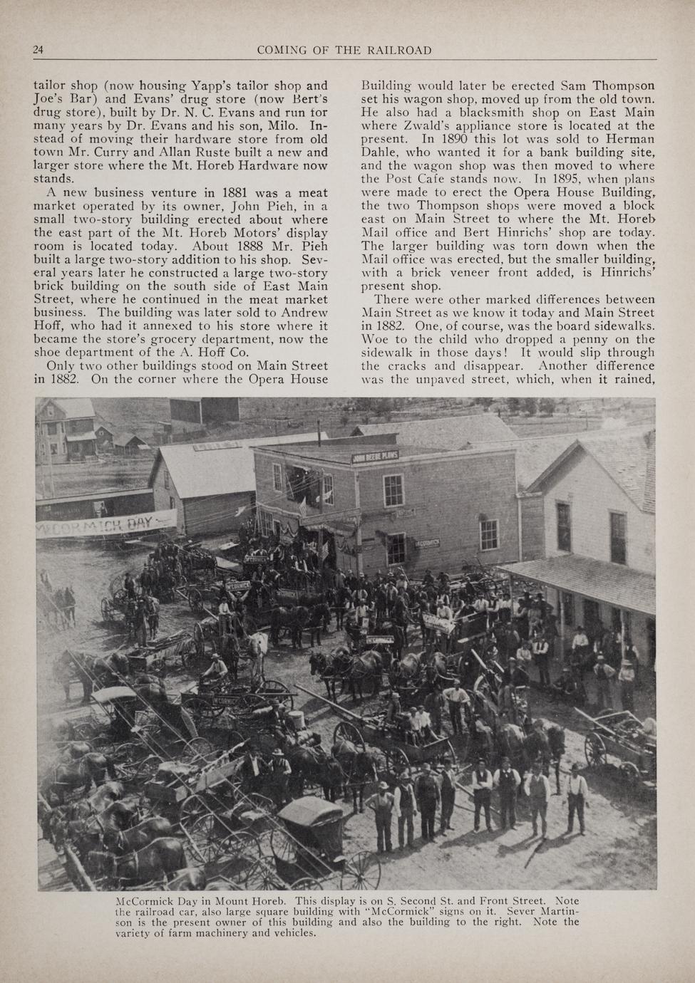 The Mount Horeb centennial book 18611961 Full view UWDC UW