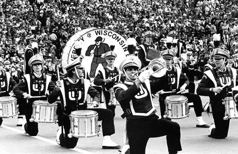 UW marching band performance