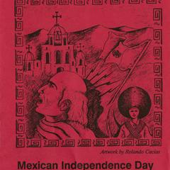 Program for 1990 Mexican Independence Day celebration