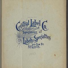 Specimens of labels and specialties : specimen no. 9