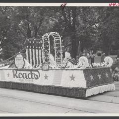Patriotic parade float