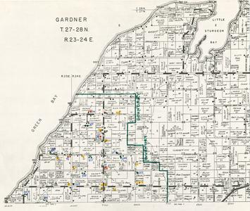Map of Gardner T. 27-28 N.-R. 23-24 E.