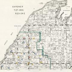 Map of Gardner T. 27-28 N.-R. 23-24 E.
