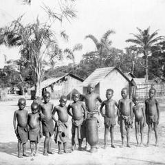 Bakuba Boys in Their Village