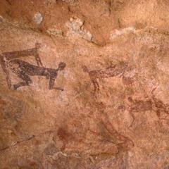 Petroglyph : Crouching Figures