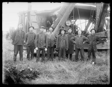 Warner's dredge crew. Oct. 10, 1912